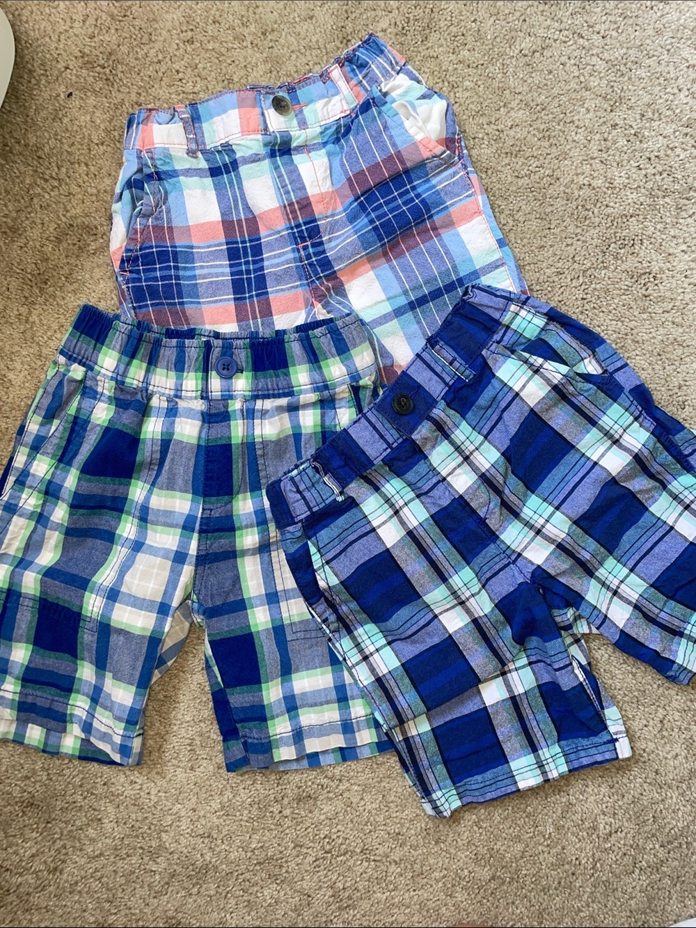 3-Pack Children’s Place Plaid Shorts